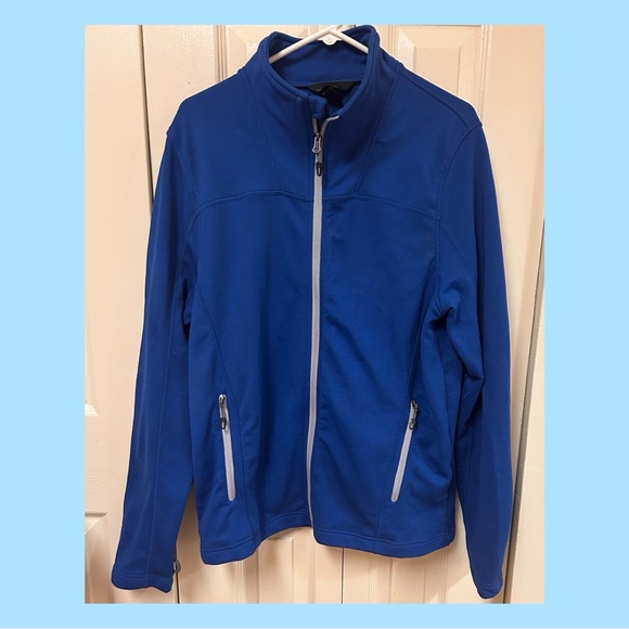 Women's Blue Softshell Jacket - Picture 1 of 6